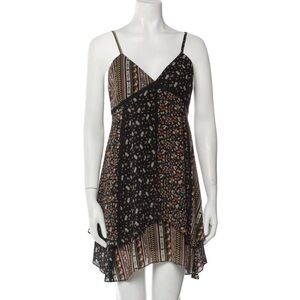 Alice and Olivia silk boho printed dress size 2